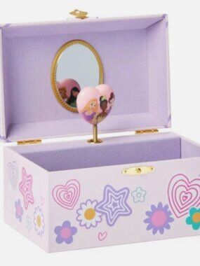 Disney Princess Musical Jewelry Box Cinderella Rapunzel Tiana Aurora Vintage